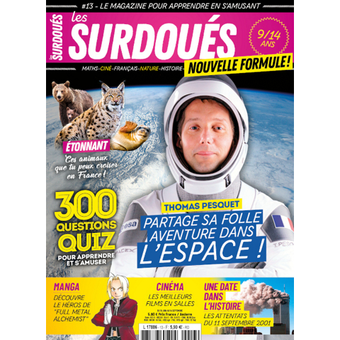 Abonnement 2 ans Les Surdoués magazine - couverture n°13