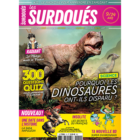 Abonnement 1 an Les Surdoués magazine - couverture n°12