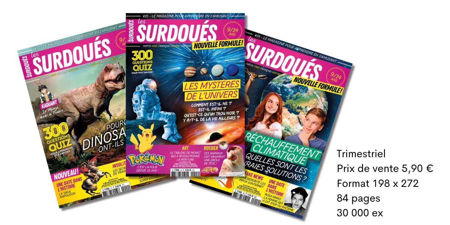 Page Pub couv Couverture Les Surdoués_Pub et partenariats